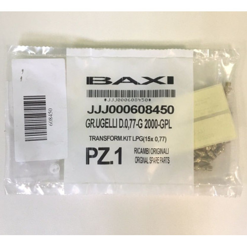 Комплект (15шт.) форсунок на сж. газ для котлов ECO LUNA, Baxi