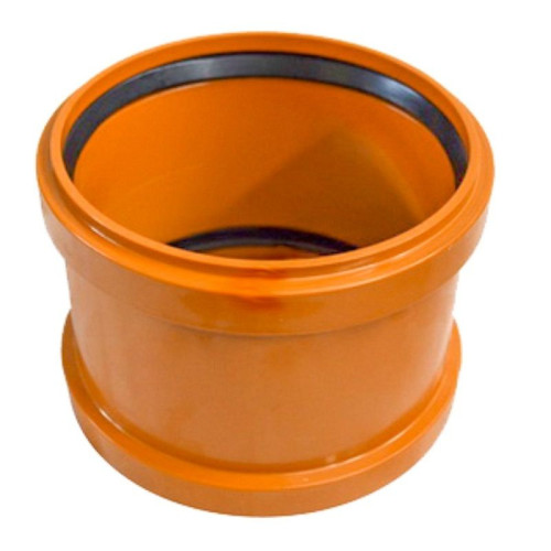 Муфта ремонтная 160-160, Valfex, раструб-раструб, оранжевый