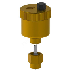 Воздухоотводчик резьб. 1/2", PN8, Watts INTERVENT NT/R, латунь, отсекающий