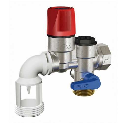 Группа безопасности 3/4", PN7, Watts SFR INOX, латунь до 10 кВт.