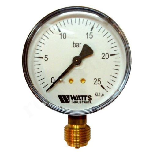 Манометр радиальный F+R200, 80мм, 0-25 бар, 1/2"