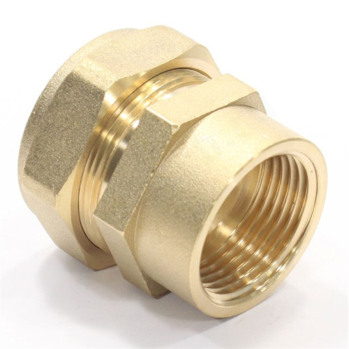 Переходник 25-1", Stahlmann EF, обжим-резьба, вн., латунь