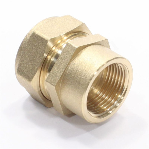 Переходник 20-3/4", Stahlmann EF, обжим-резьба, вн., латунь