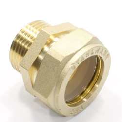 Переходник 25-1", Stahlmann EF, обжим-резьба, нар., латунь