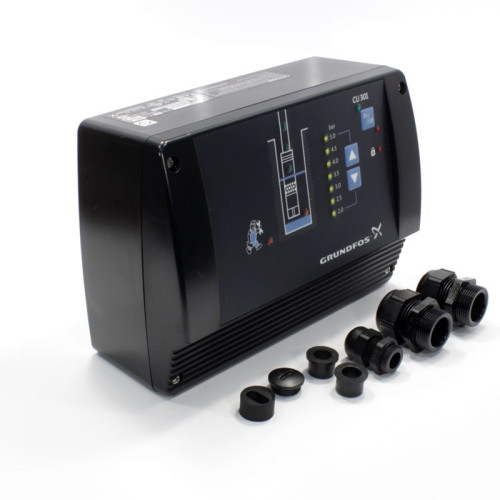 Блок для управления, контроля и поддержания постоянного давления насосами SQE Grundfos CU 301, 220 В