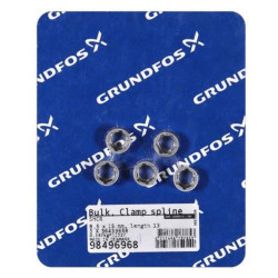 Шлицевой хомут 64с, (5 шт.) Bulk, Clamp, lower, Grundfos