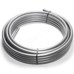 Труба из сшитого полиэтилена Рехау Flex DN25 x 3,5, PN 10 (бухта 50м в нарезку), PE-Xa / EVOH, сереб