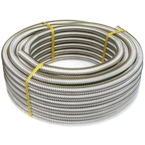 Труба гофрированная из нерж. стали Meibes Inoflex DN32 x 0,22 PN10 неотожженная (кусок 1,5 м)