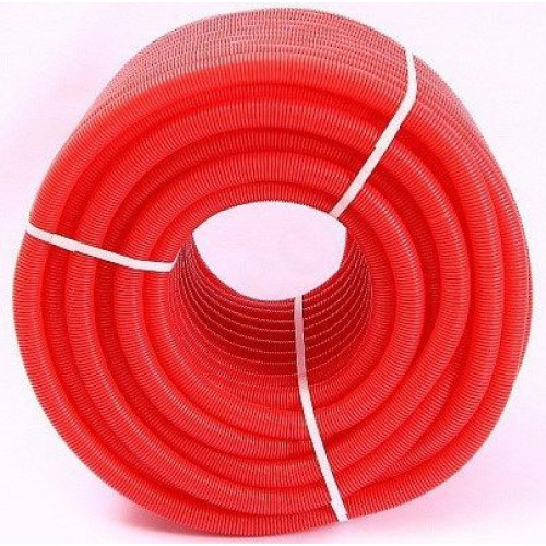 Труба металлопластиковая Henco RIXc DN16 x 2,0 PN10 (бухта 50 м), PE-Xc / Al / PE-Xc, белая, в красн