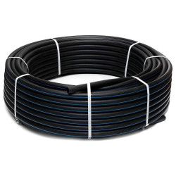 Труба ПНД RTP DN40 x 2,4 PN10 (бухта 100 м), PE-HD, черная, для питьевой воды