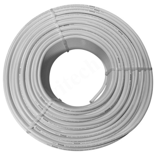 Труба металлопластиковая WAAG Multi DN16 x 2,0 PN10 (бухта 200м) PE-Xb / Al / PE-Xb, белая