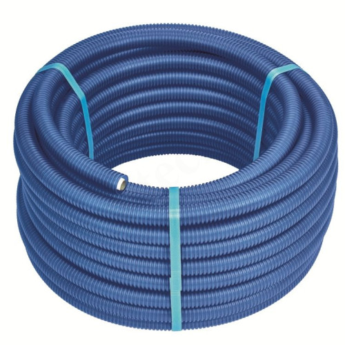 Труба металлопластиковая Henco RIXc DN20 x 2,0 PN10 (бухта 100 м), PE-Xc / Al / PE-Xc, белая, в сине