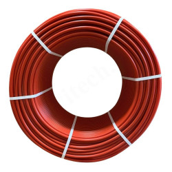Труба из полиэтилена повышенной термостойкости WAAG Floor DN16 x 2,0 PN8 (бухта 500м) PE-RT, красная