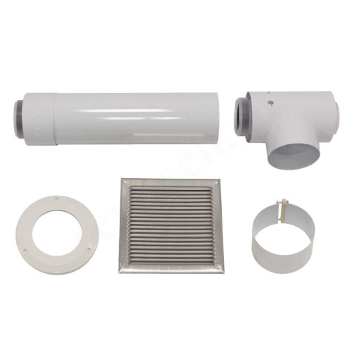 Дымоход в сборе Vaillant DN80/125 x  L0,5м, (для конденс.котла)