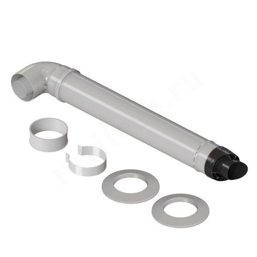 Дымоход в сборе WAAG DN80/125 x L1м, АНТИЛЕД