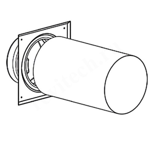 Труба с наконечником ELCO DN100/150 x  L0,3м, (для конденс.котла)