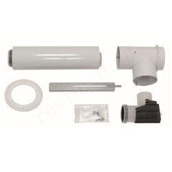 Дымоход в сборе Vaillant DN80/125 x  L0,5м, (для конденс.котла)