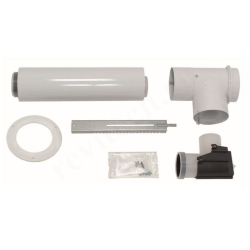 Дымоход в сборе Vaillant DN80/125 x  L0,5м, (для конденс.котла)