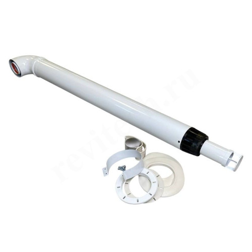 Дымоход в сборе WAAG DN60/100 x  L1м, АНТИЛЕД