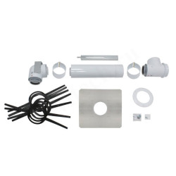 Дымоход в сборе Vaillant DN80/125 x  L0,5м, (для конденс.котла)