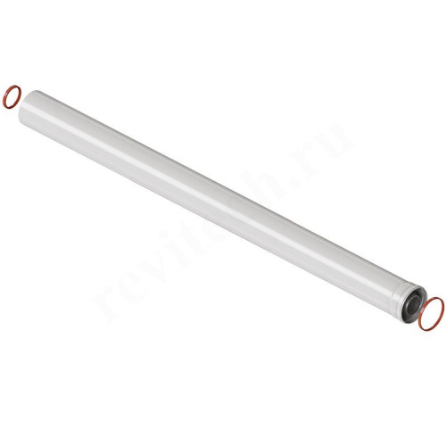 Удлинитель дымохода WAAG DN60/100 x  L1,5м