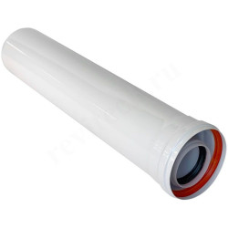 Удлинитель дымохода WAAG DN60/100 x  L0,5м, (для конденс.котла)