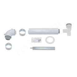 Дымоход в сборе Vaillant DN60/100 x  L0,5м, (для конденс.котла)