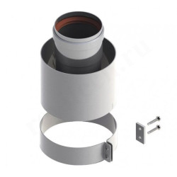 Удлинитель дымохода Protherm DN60/100 x L0,2м, с ревизионным отверстием