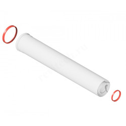 Удлинитель дымохода WAAG DN60/100 x  L2м