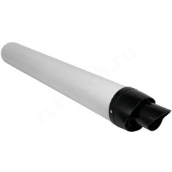 Труба с наконечником WAAG DN60/100 x  L0,73м, АНТИЛЕД, (для конденс.котла)