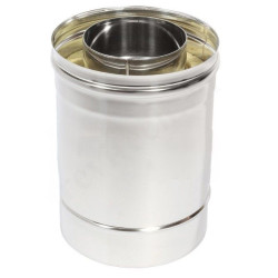 Удлинитель дымохода Теплов и Сухов DN200/300 x L0,25м
