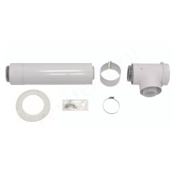 Дымоход в сборе Vaillant DN80/125 x  L0,5м, (для конденс.котла)