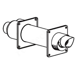 Труба с наконечником ELCO DN100/150 x  L0,8м, (для конденс.котла)