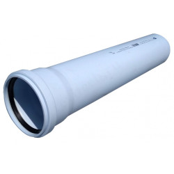 Труба канализационная Sinikon Rain Flow 60 DN110 x 3,4 PN6L3м, PP-H, голубая