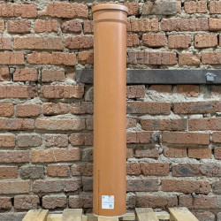 Труба канализационная Хемкор DN160 x 4,0 PN1 L1м PVC-U, оранжевая