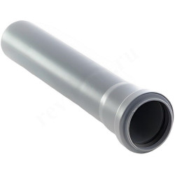 Труба канализационная RTP DN32 x 1,8 PN0,5 L0,5м PP-H, серая