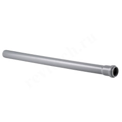 Труба канализационная RTP DN40 x 1,8, PN 0,5L0,25м, PP-H, серая