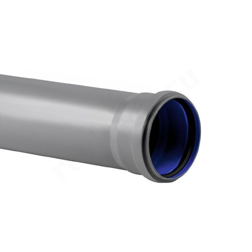 Труба канализационная RTP Байкал Eco DN50 x 1,5 PN0,5L2м, PP-H, серая