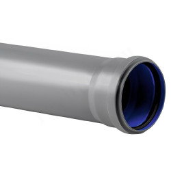 Труба канализационная RTP Байкал Eco DN110 x 2,2 PN0,5L1м, PP-H, серая