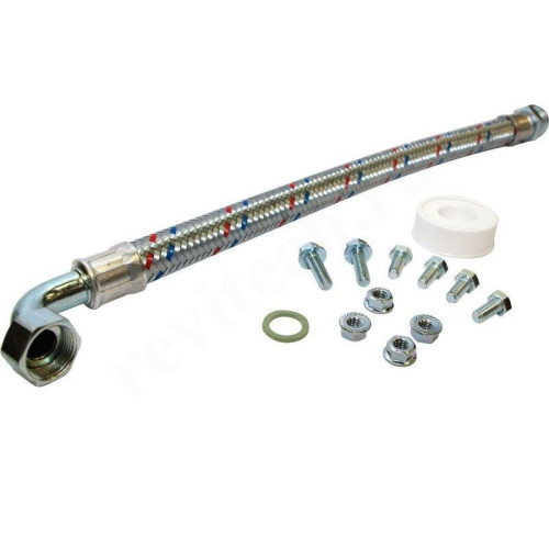 Комплект гибкой подводки для AQUAJETINOX, красный бак - 20 л