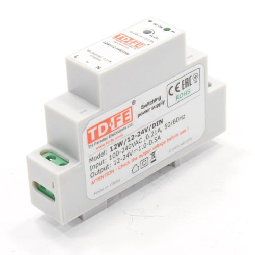 Блок питания 12-24V на DIN рейку