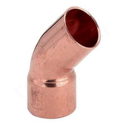 Отвод 45° 42-42, Viega R4, 95040, пайка-пайка, медь, однораструбный