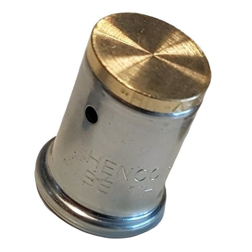 Заглушка 26, Henco P-PIPESTOP, пресс, латунь