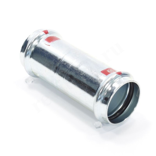 Муфта 35-35, Viega Prestabo 1115.5, пресс-пресс, сталь (цинк)