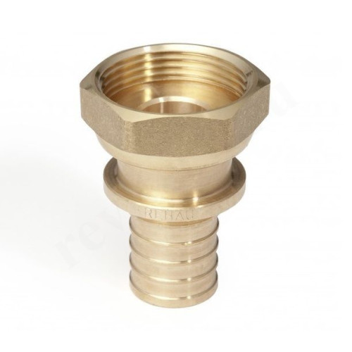 Переходник 50-1 3/4", Rehau RAUTITAN RX+, надв.гильза-резьба, вн., бронза, с накид.гайкой