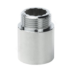 Удлинитель 3/4"-3/4", General Fittings 2600 D8, резьба-резьба, вн.- нар., латунь (хром), L30, усилен