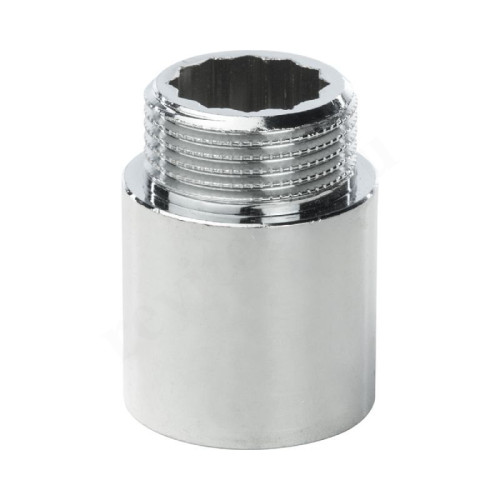 Удлинитель 3/4"-3/4", General Fittings 2600 D8, резьба-резьба, вн.- нар., латунь (хром), L30, усилен