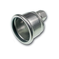 Заглушка 76.1-3/4", Sanha NiroSan, 9301E, пресс-резьба, вн., сталь нержавеющая