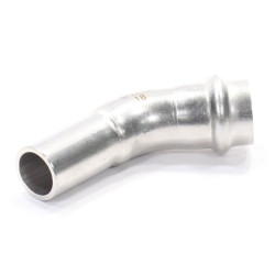 Отвод 45 18-18, WAAG Heavy Inox, пресс-труба, сталь нержавеющая