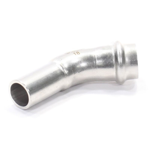 Отвод 45 18-18, WAAG Heavy Inox, пресс-труба, сталь нержавеющая